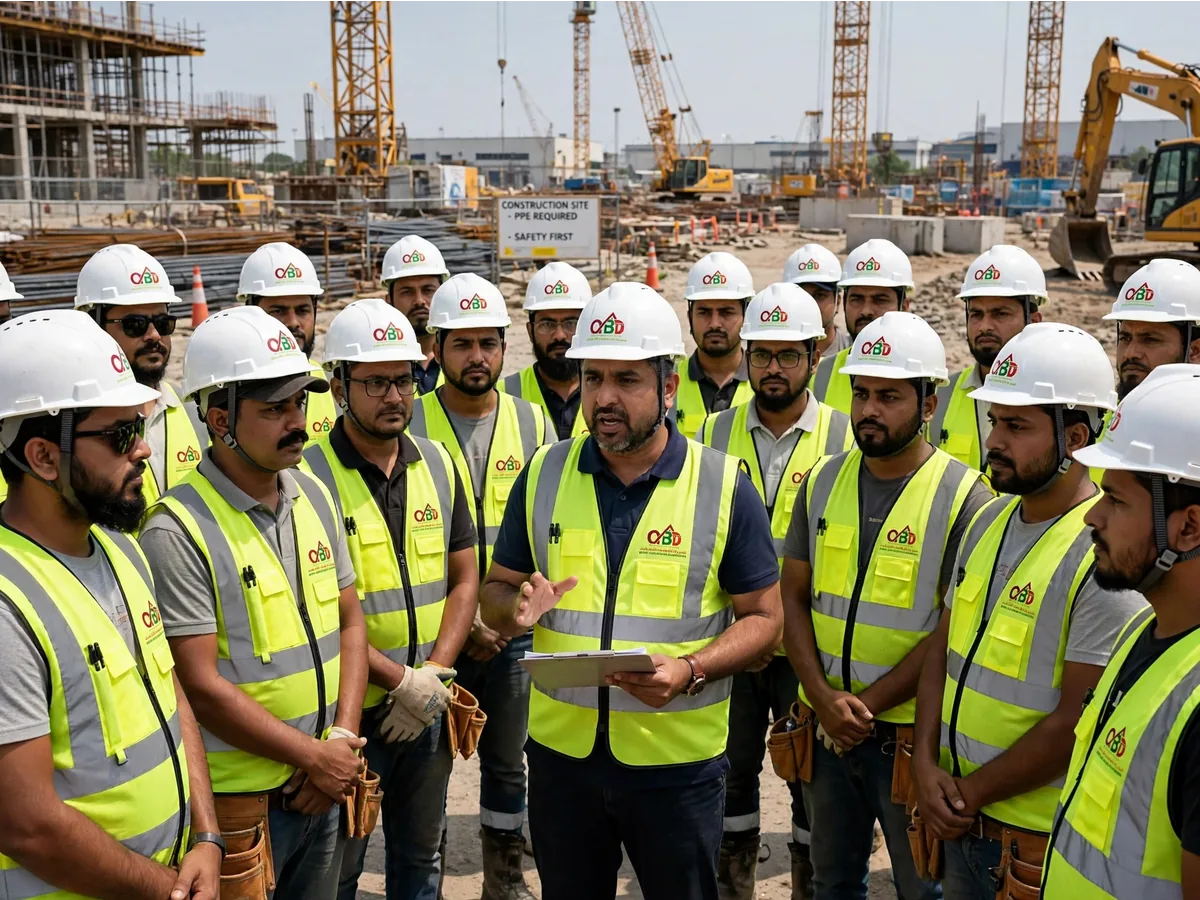 MEP workforce on site
